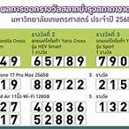 ตรวจสลากกาชาดไทย 2561